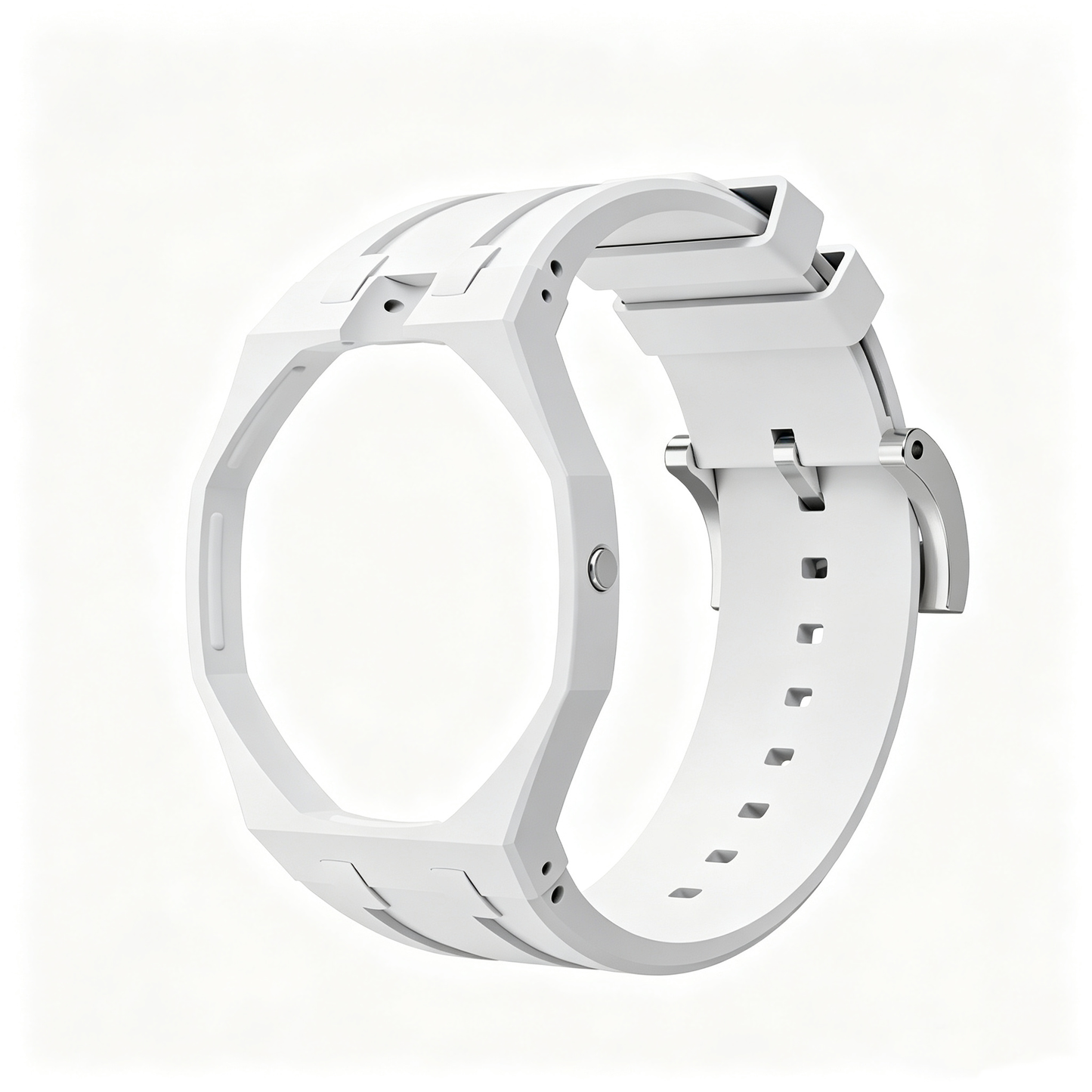 For AP x Swatch Royal Pop Watch Case Silicone Strap Adjustable Buckle Band