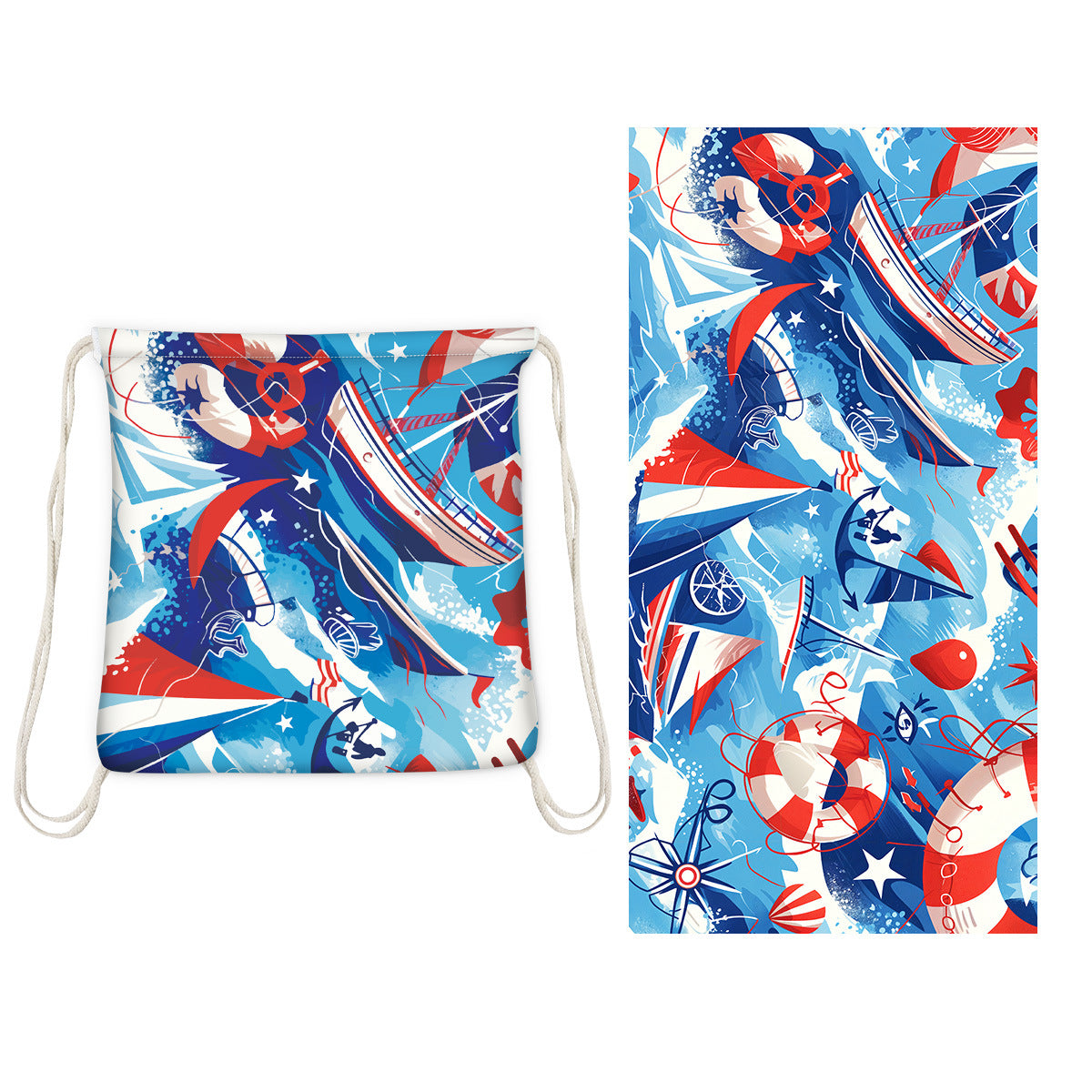 Microfiber Beach Towel Lightweight Quick Drying Pocket 70x140cm Extra Absorbent