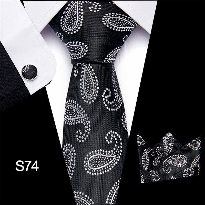 Men's 3pc Tie Set Suit Accessory 53 Options Elegant Designs Smart Business