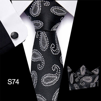 Men's 3pc Tie Set Suit Accessory 53 Options Elegant Designs Smart Business