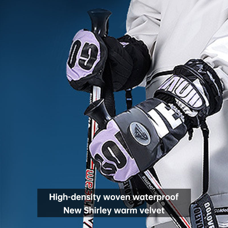 Winter Ski Gloves Thermal Insulation Waterproof Windproof Touchscreen Warmth