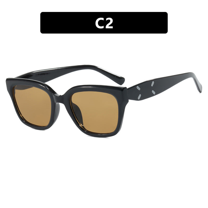 Women's Square Cat Eye Sunglasses UV Protection Retro Style Slim Face Shaping
