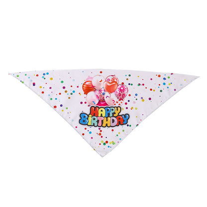 Adjustable Holiday Festive Pet Bandana Scarf Bib Seasonal Design for Dogs Cats