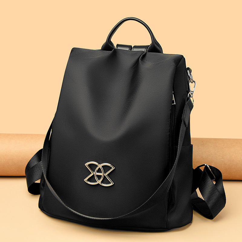 Women's Travel Backpack Lightweight Durable Nylon Zip Adjustable Shoulder Straps
