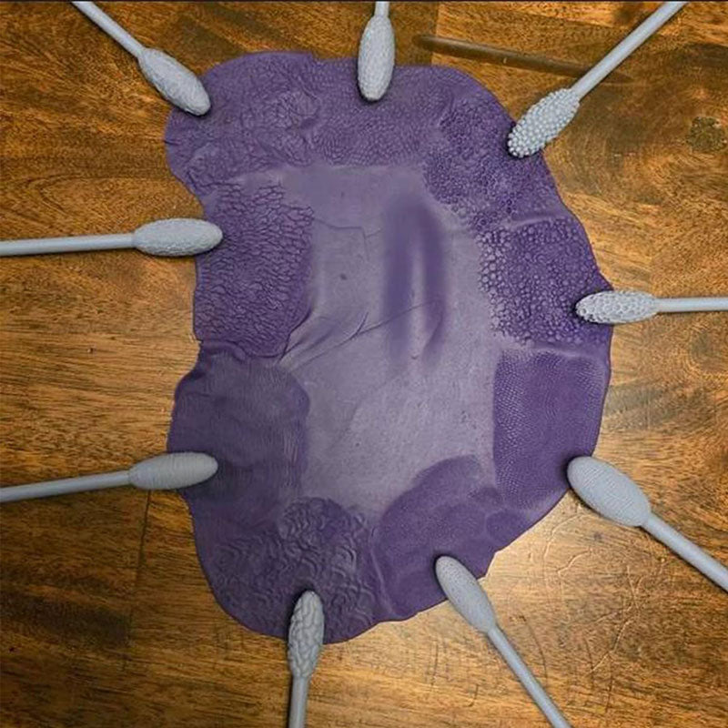 9Pcs Clay Texture Tools Sculpting Set Pattern Rollers for Polymer Modelling Crafts