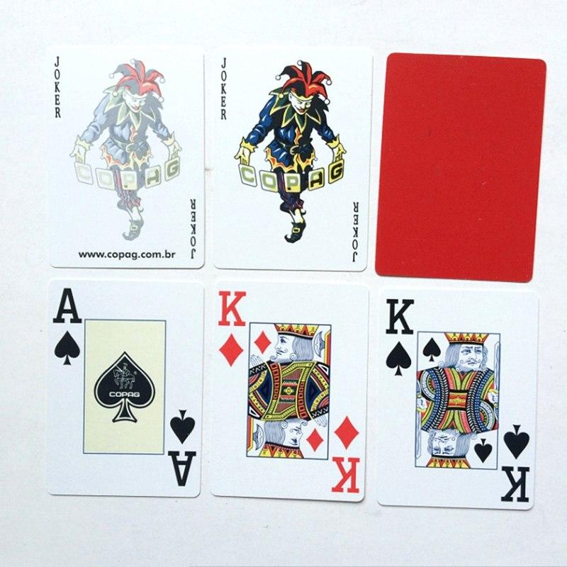 Texas Holdem Poker Cards Twin Pack Plastic Waterproof Durable Game Cards Set