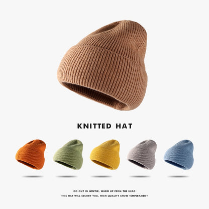 Unisex Knitted Beanie Hat for Winter and Autumn, Warm Outdoor Fashion Accessory