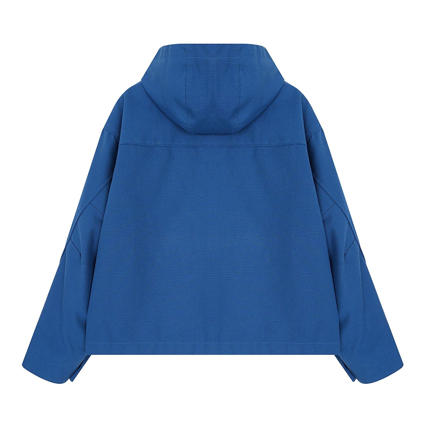 Unisex Retro Deconstructed Hooded Jacket for Casual Autumn Winter Outdoor Use