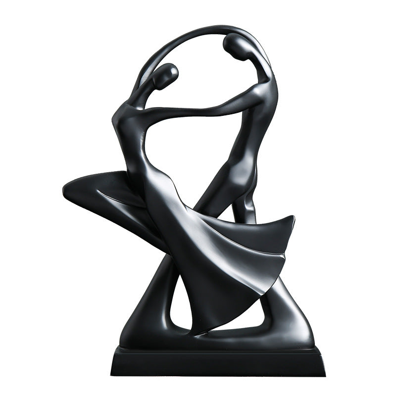 Scandinavian Abstract Resin Decorative Piece Minimalist Home Decor Sculpture