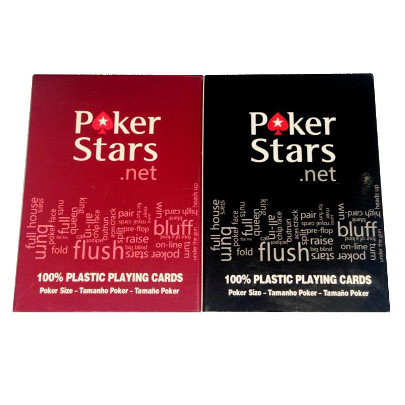 Texas Holdem Poker Cards Twin Pack Plastic Waterproof Durable Game Cards Set