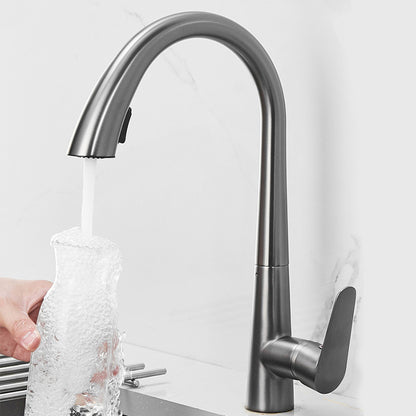 Dual Function 360° Swivel Stainless Steel Kitchen Sink Faucet High Durability