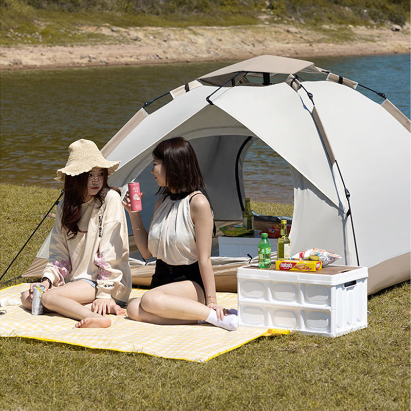 Outdoor Automatic Pop-Up Tent Two Doors Quick Setup Waterproof Camping Shelter