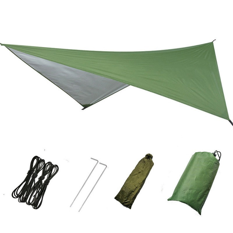 Waterproof Triangular Canopy Tent UV Protection Outdoor Beach Camping Shelter