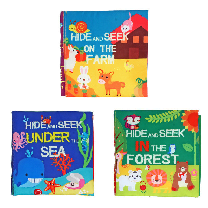 Soft Baby Books Developmental Learning Toys Educational Sensory Washable Cloth
