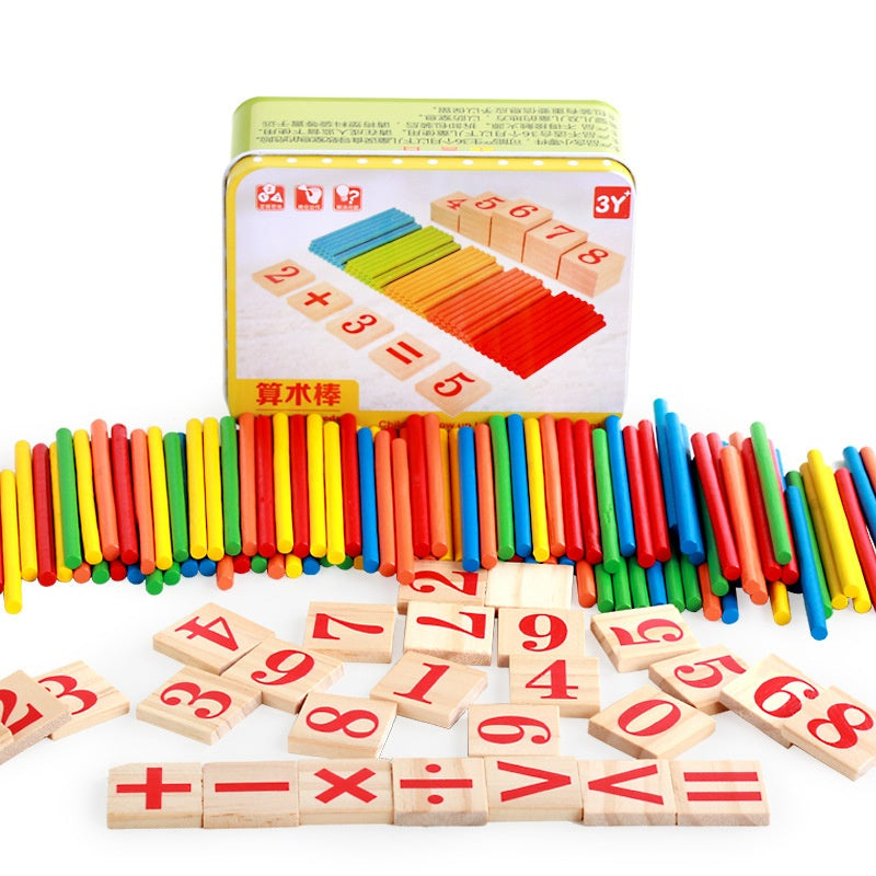 Children Arithmetic Sticks Counting Baby Math Teaching Magnetic Educational Toy