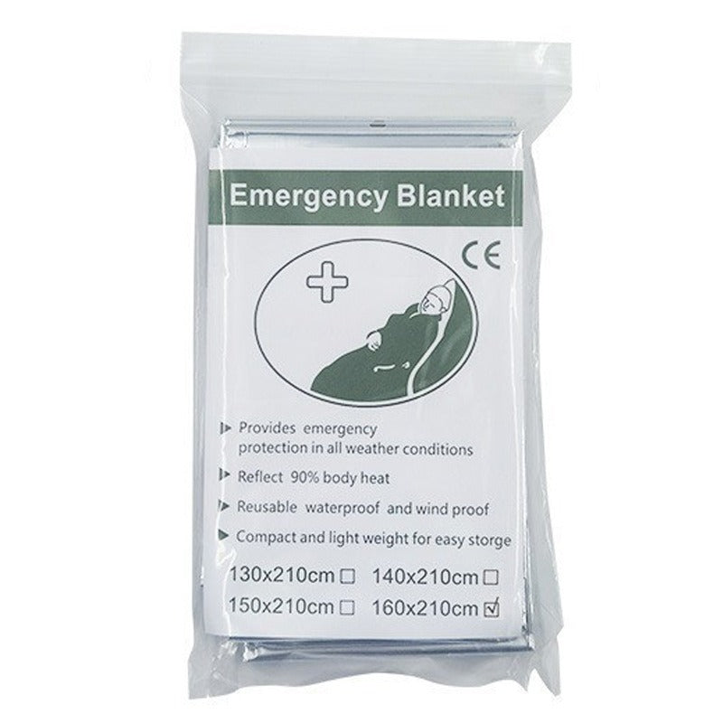 Emergency Thermal Survival Blanket Lightweight Waterproof Heat Retention Wrap