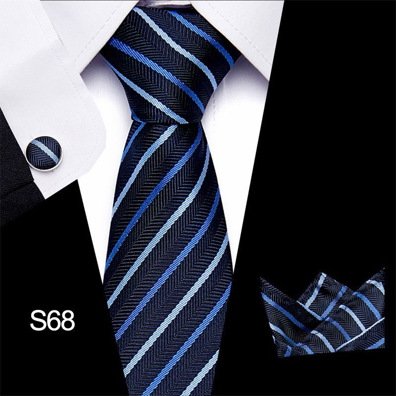 Men's 3pc Tie Set Suit Accessory 53 Options Elegant Designs Smart Business