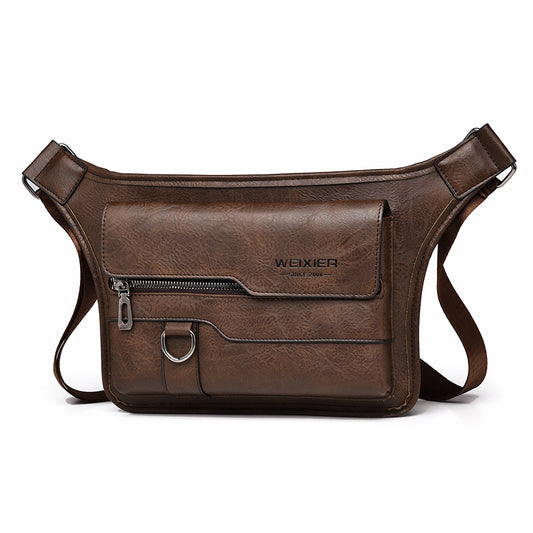 Men's Waterproof Chest Bag Crossbody Shoulder Sling Travel Storage Organizer Pouch