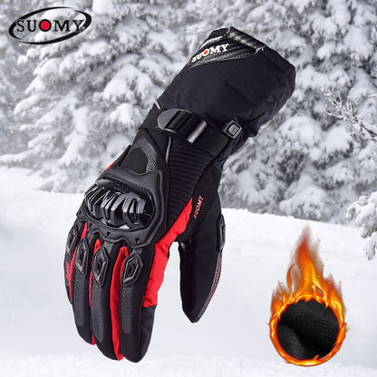 Motorcycle Riding Gloves Thermal Waterproof Windproof Unisex Winter Protection