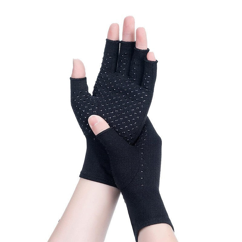 Half Finger Compression Gloves Postoperative Joint Rehabilitation Breathable