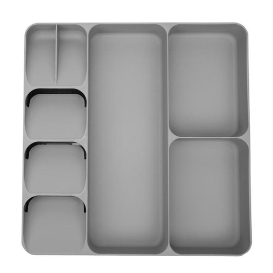 Cutlery Organiser Tray Kitchen Drawer 8 Compartments Spoon Separation Finishing