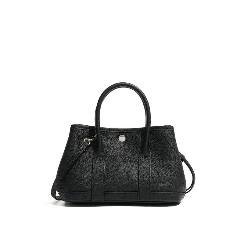 Women's Premium Top Grain Leather Crossbody Bag Horizontal Refined Silhouette