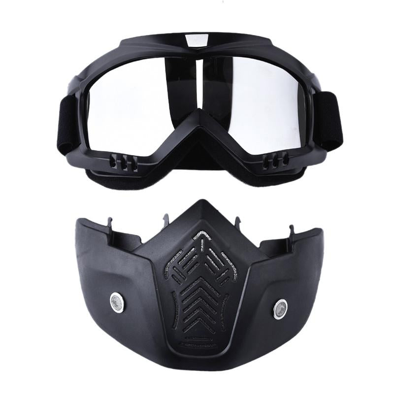 Men Ski Snowboard UV Defence Goggles Anti Fog Enhanced Vision Motorcycle Glasses