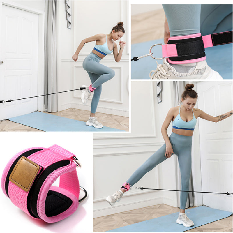 Resistance Bands Ankle Straps Cable Attachment Leg Pulley Strap Fitness Exercise