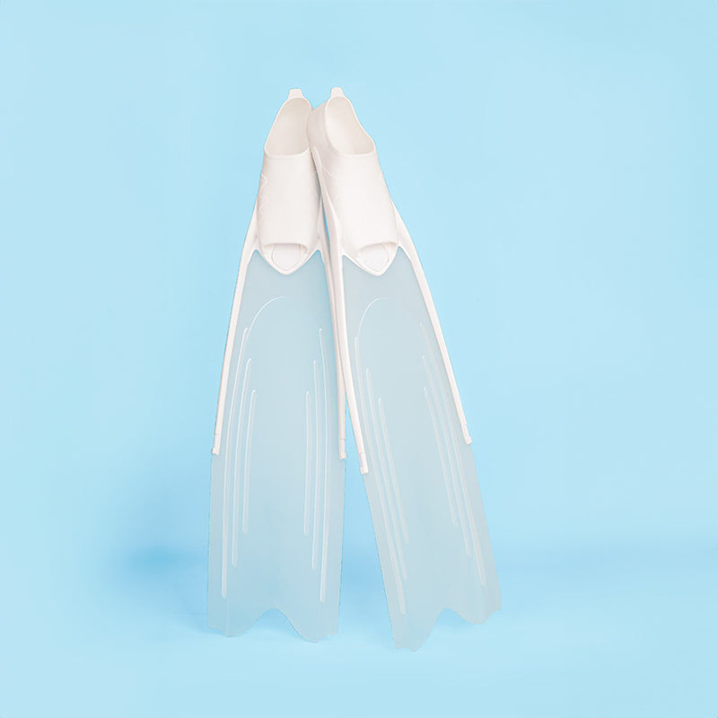 Professional Long Freediving Fins Snorkeling Spearfishing TPR PP Anti Skid Gear
