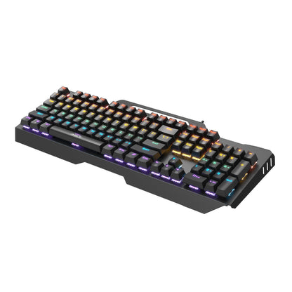Wired RGB Mechanical Metal Gaming Keyboard LED Game Office Home