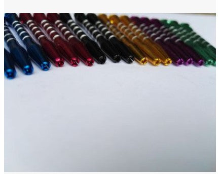 Aluminium Dart Shafts 53mm Medium Precision Engineered Durable Set 24 Pieces