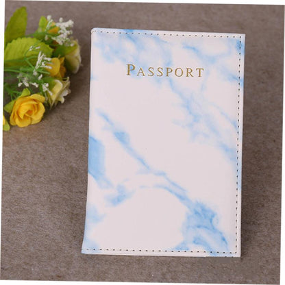 Passport Holder Secure Travel Wallet RFID Blocking Leather Document Organizer