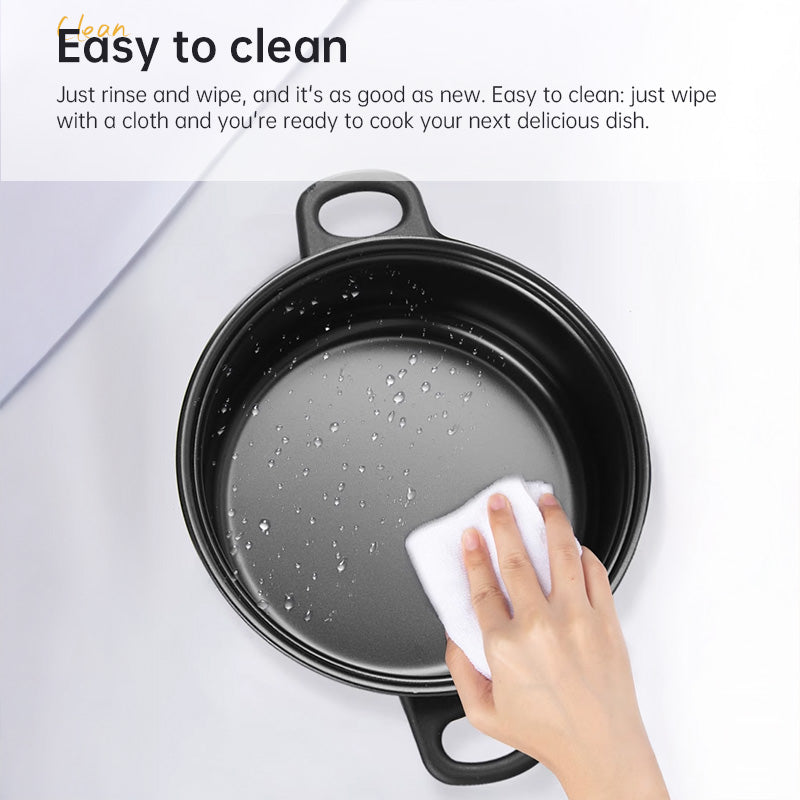 10-Piece Iron Cookware Set, Non-Stick Maifan Stone, Suitable for All Stovetops