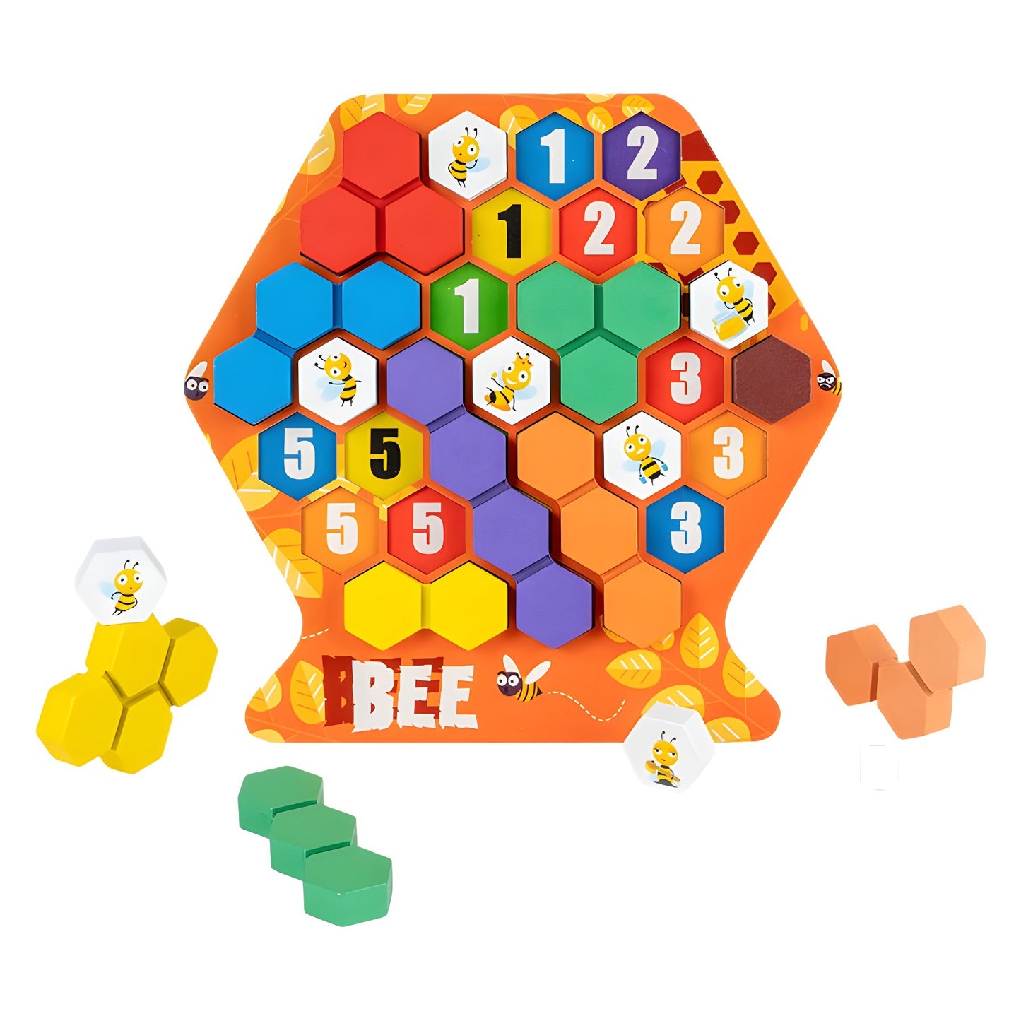 Children Honeycomb Puzzle Game Boost Spatial Skills Creative Construction Toy