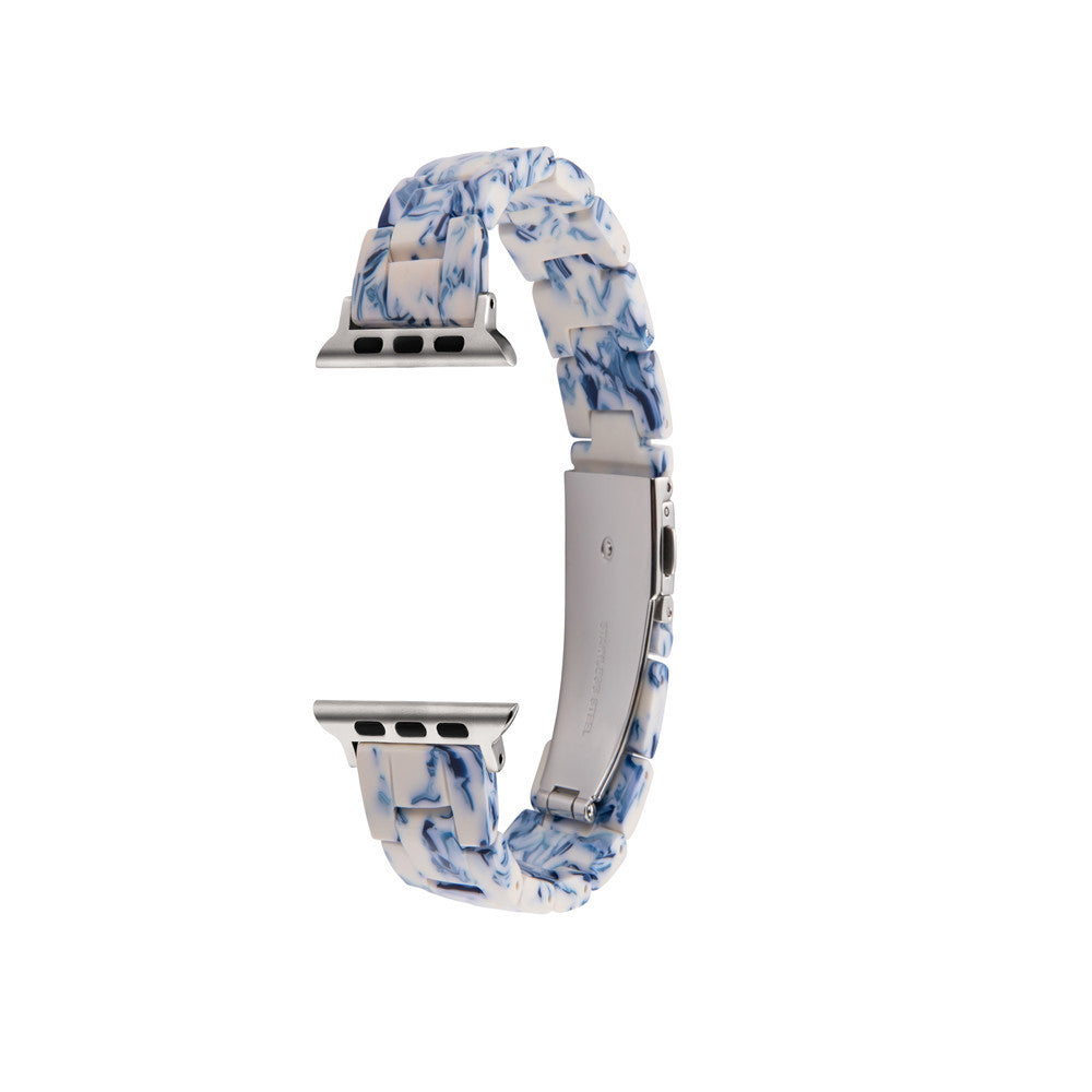 Resin Strap for Apple Watch Series 7 6 5 4 3 38/40mm 42/44mm 18 Colours Trend