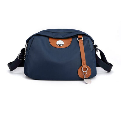 Nylon Crossbody Bag Medium Square Zip Security Durable Women’s Travel Accessory