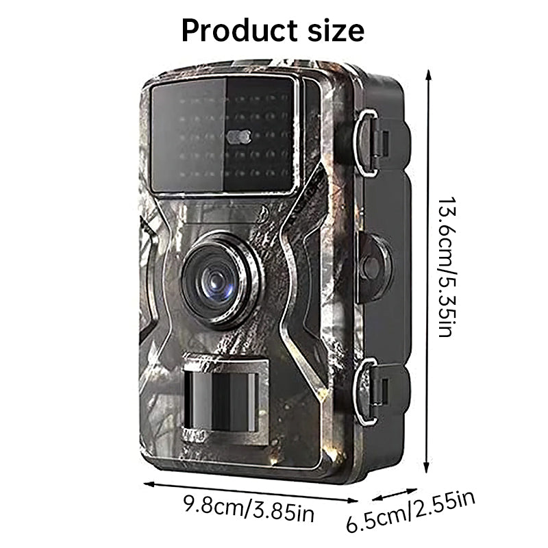 Outdoor Solar Trail Camera 4MP/14MP Motion Detection Night Vision IP66