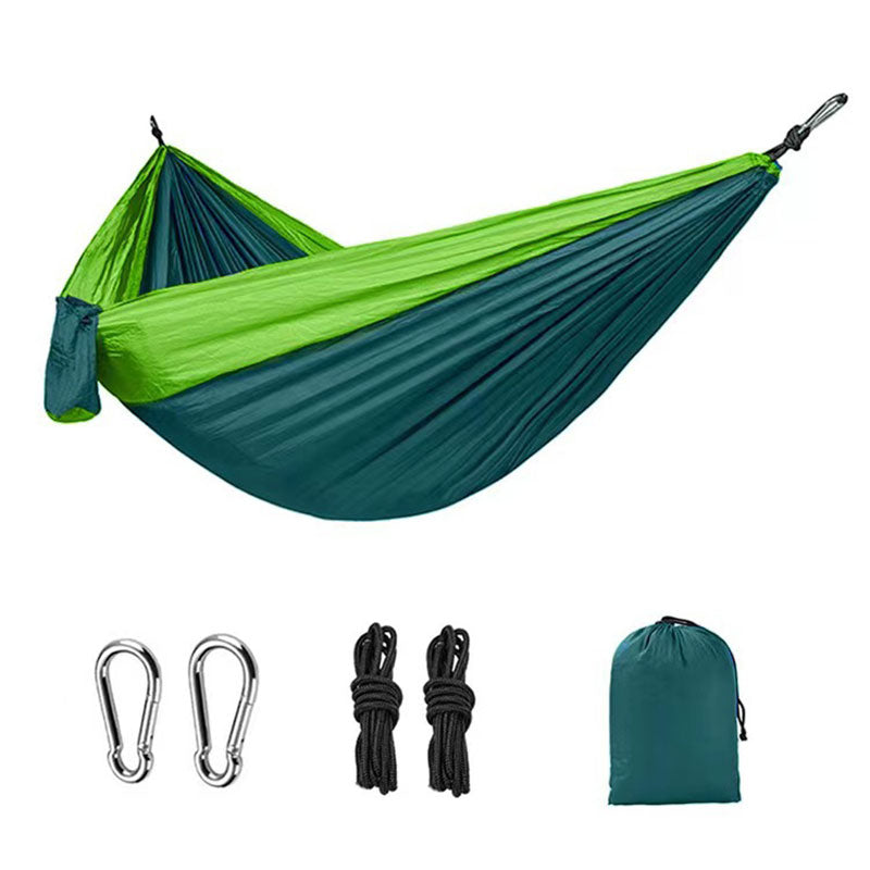 Parachute Fabric Hammock for Camping, Single or Double, Indoor or Outdoor Use