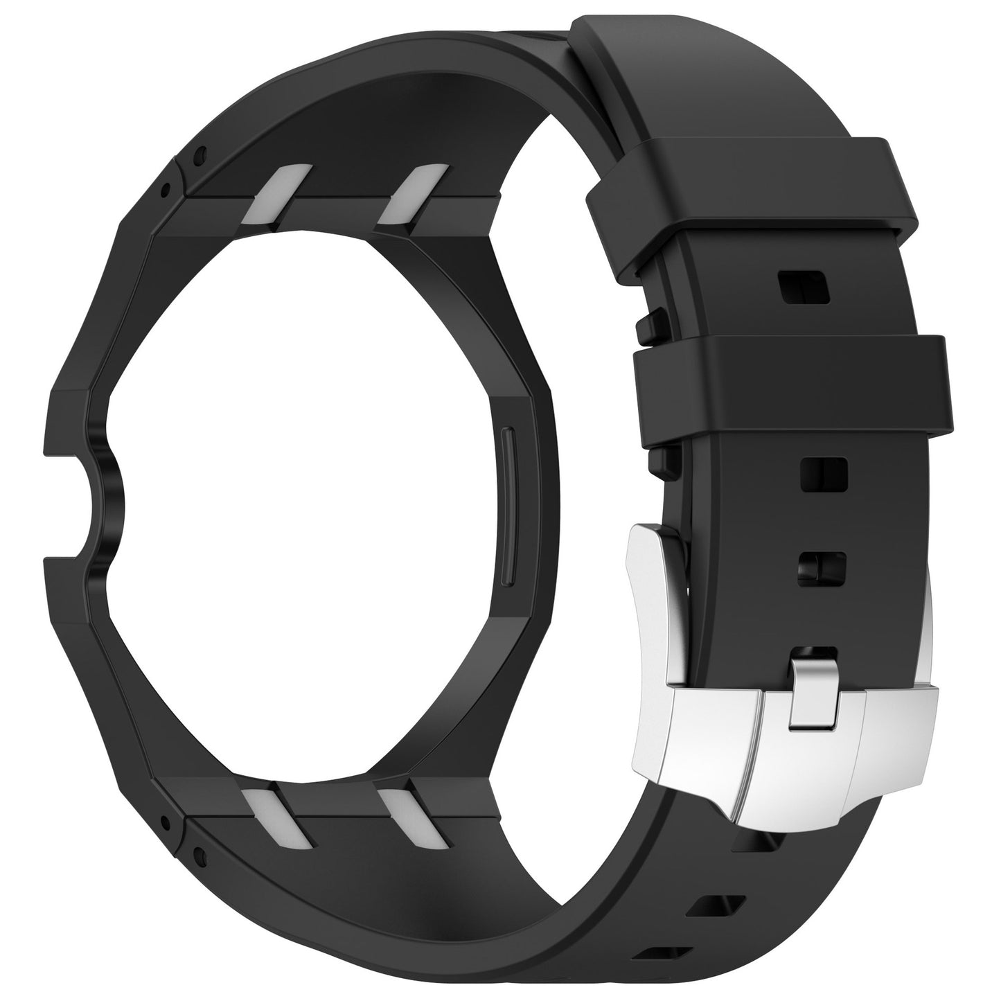 Fits AP X Swatch Royal Pop 20mm Silicone Strap Pin Buckle Octagonal Multi Holes