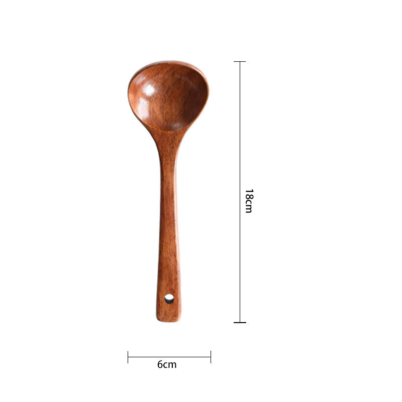 Wooden Kitchen Spoons Round Bowls Smooth Finish Home Utensils Tableware Wood