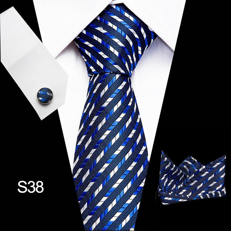 Men's 3pc Tie Set Suit Accessory 53 Options Elegant Designs Smart Business