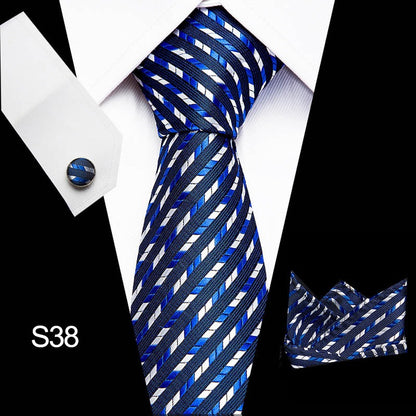 Men's 3pc Tie Set Suit Accessory 53 Options Elegant Designs Smart Business