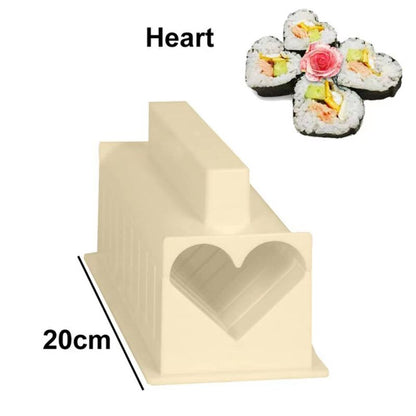 DIY Sushi Mold Molds Round, Square, Heart-Shaped Rolls Assist Food Kitchen