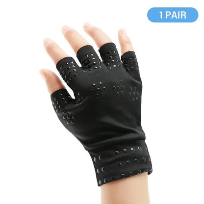 Magnetic Therapy Gloves Support Arthritis Pain Relief Joint Health Wrist Comfort