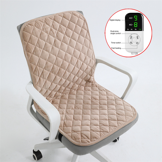 Heated Seat Cushion 220V Electric Pad Office Chair Heating Element Smart Timer