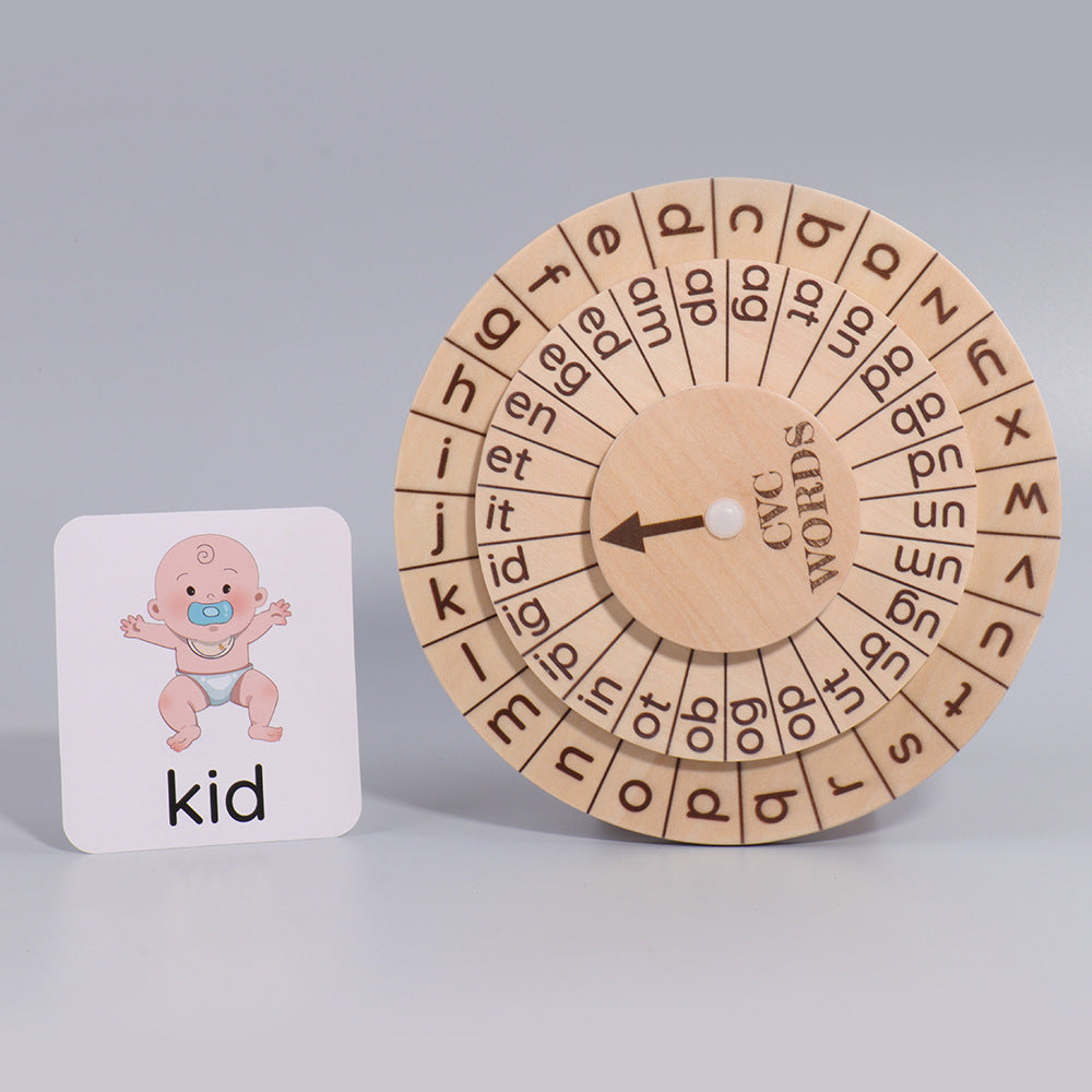 English Spelling Phonics Game Montessori Vowel Recognition Educational Play Kit