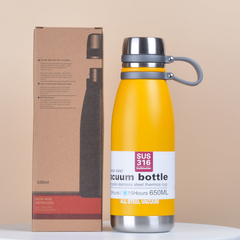 Stainless Steel Vacuum Insulated Flask High Volume Athletic Travel Hydration