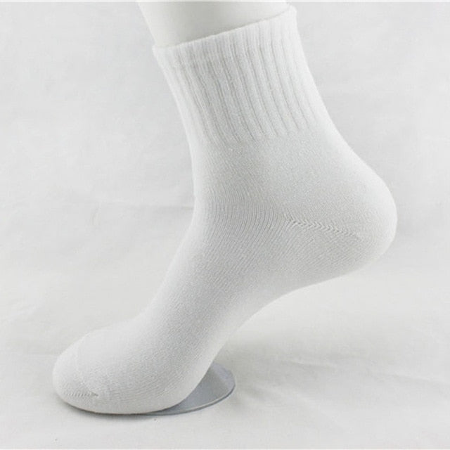 Basics 5 Pairs Men’s Socks, Breathable, Non-Slip, All-Season, Size 39-43 Casual Sock