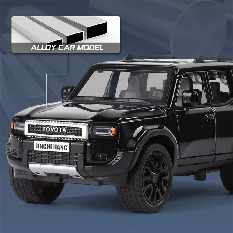 1:32 Scale Prado SUV Model Toy Alloy Construction Sound Light Features Age 7-14