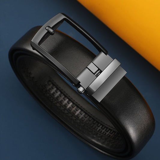 Genuine Leather Belt with Pin Buckle for Men Classic and Durable Design Premium